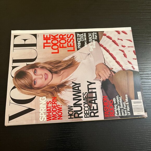 VOGUE Magazine: February 2000 - Angela Lindvall - Picture 2 of 4